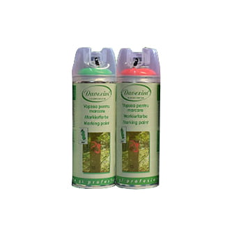 spray forestier verde rosu