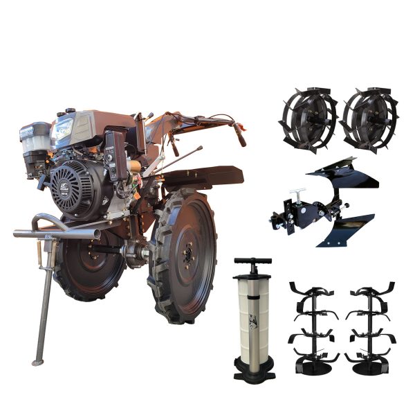 Motocultor Brumă BR916E, 16 CP, pornire electrică, 4 viteze ACC 1