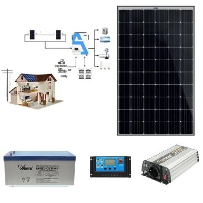 Sistem solar fotovoltaic 500 W