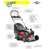 Masina de tuns gazon AGT 51 Allrod motor BRIGGS & STRATTON