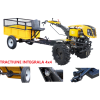 Motocultor cu tractiune 4x4