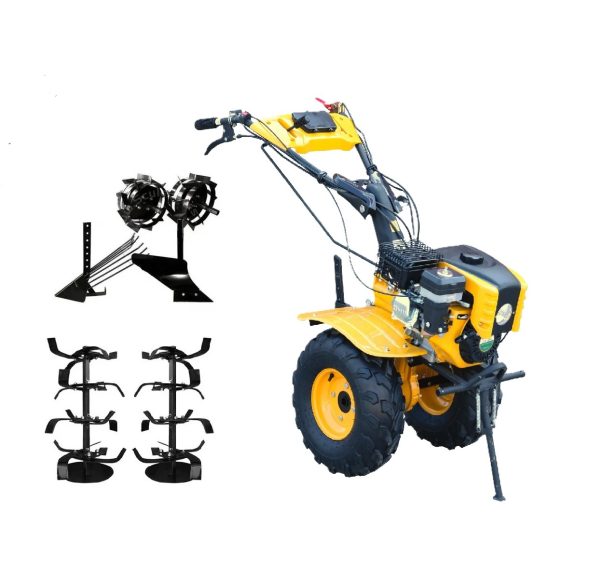 Motocultor ProGARDEN Campo 853 ACC1, benzină, 7 CP, roți ATV