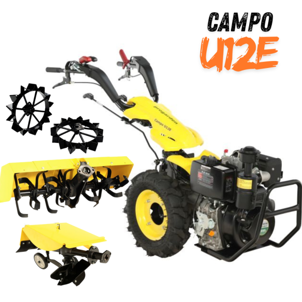 Motocultor multifunctional Campo U12E Diese 12CP