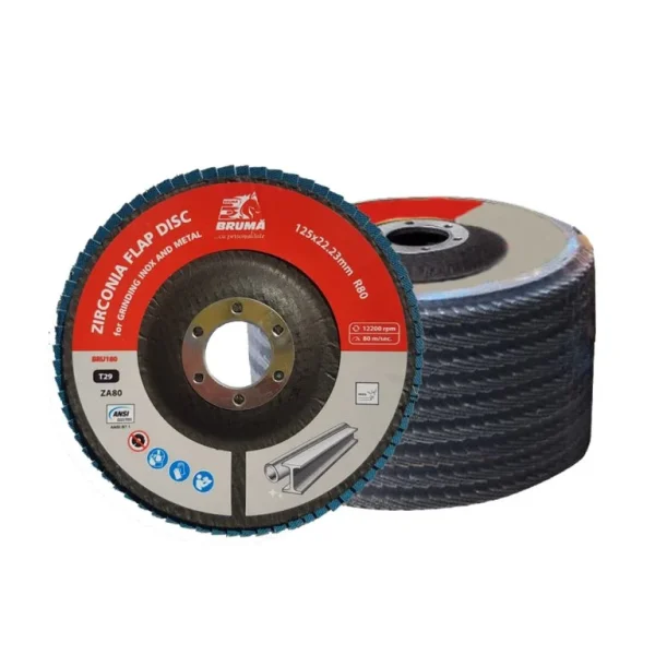 SET 10 DISCURI LAMELARE ZIRCONIU BRU180 125*22.2MM R80