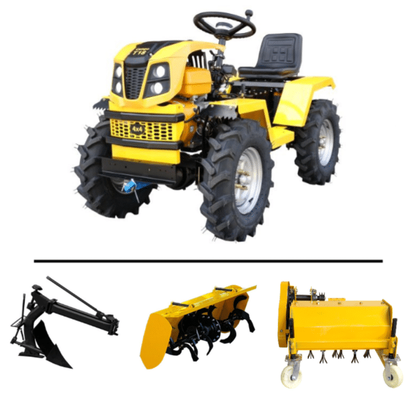 Minitractor 4×4 18CP benzina hidraulic fata – spate ProGarden T18 G2 ACC4.png