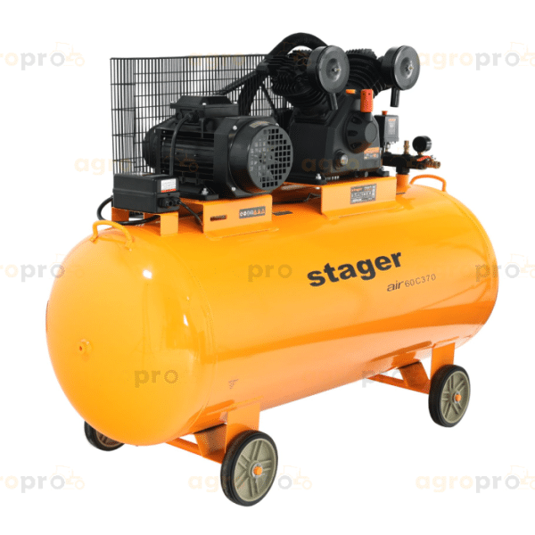 Compresor Aer STAGER 60C370 370L,10BAR,600L/MIN Trifazat